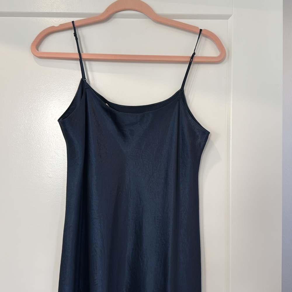 Vince navy satin Slip Dress - Picture 4 of 5